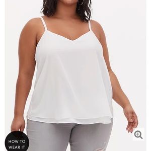 Torrid Sophie Chiffon Double Layer Swing Cami